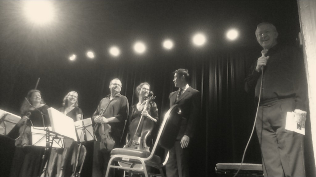 Ovation following the world premiere at Sandgate Town Hall, Brisbane, 5 July 2014