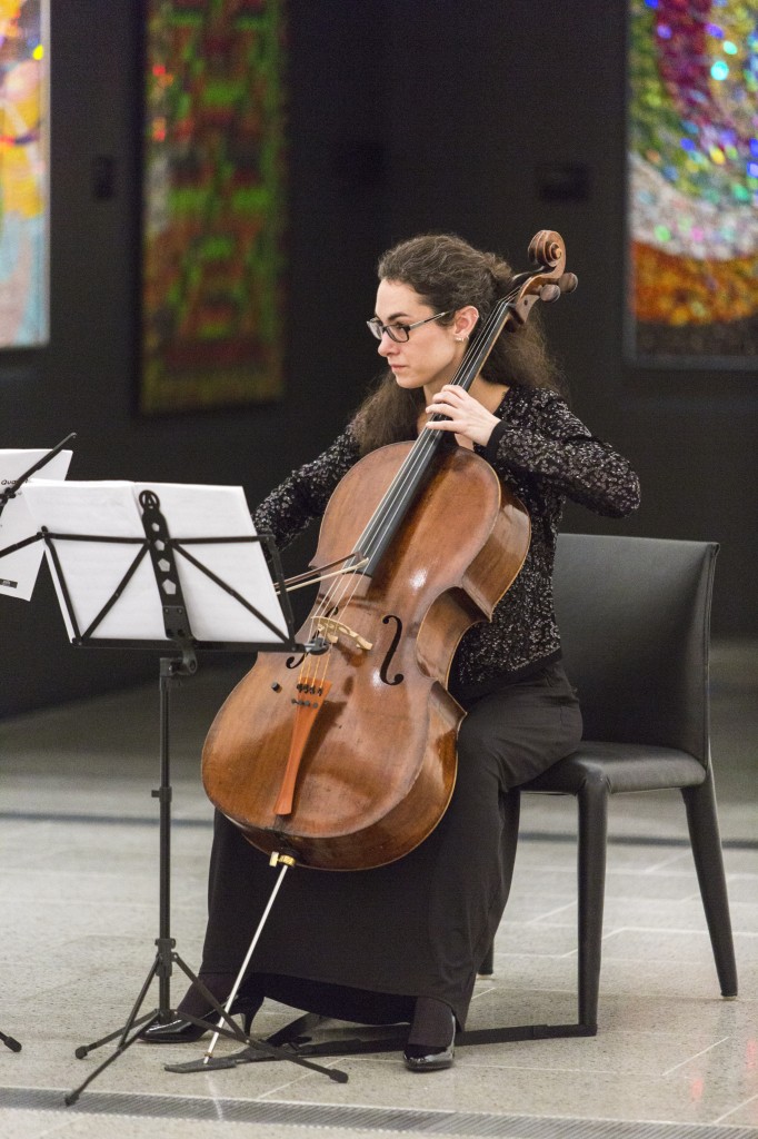 Anna Martin-Scrase. Performance at David McDiarmid retrospective, National Gallery of Victoria, National Gallery of Victoria, July 23, 2014